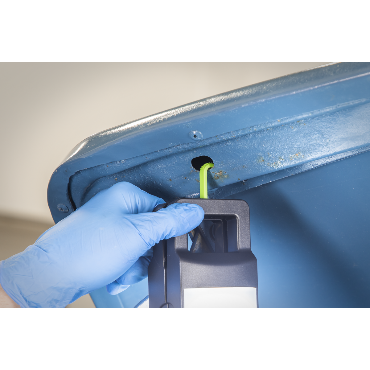 RECHARGEABLE - 3.7V Li-ion 4.4Ah Battery supplied with USB charging cable.