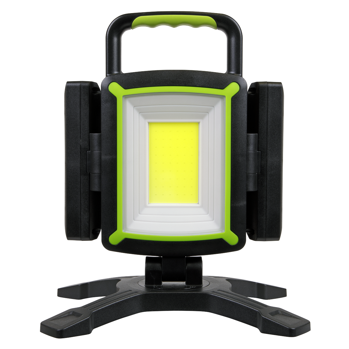 FLEXIBLE - Rechargeable Floodlight with adjustable light angle with three light sources.
