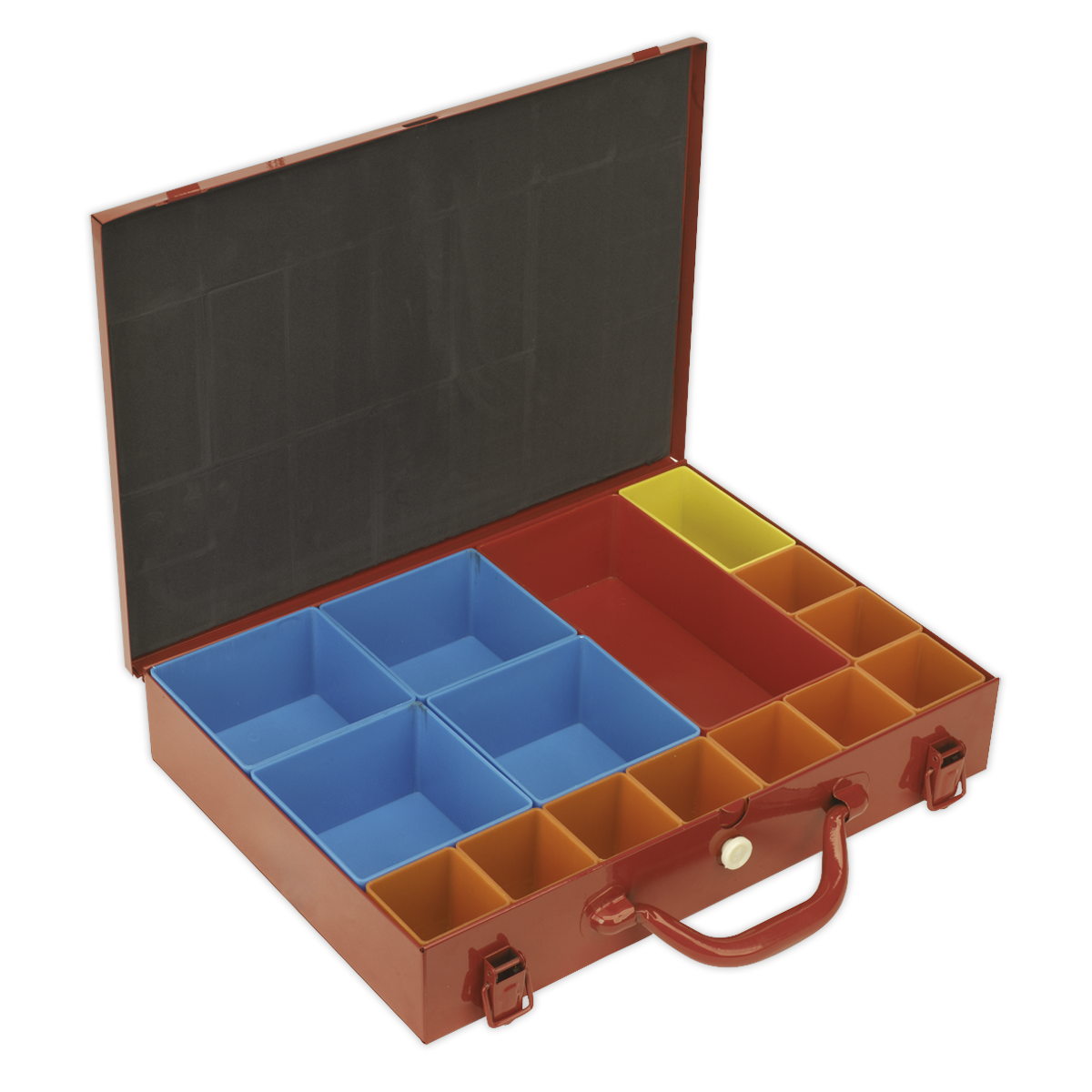 Sealey Metal Case with 15 Storage Bins APMC15