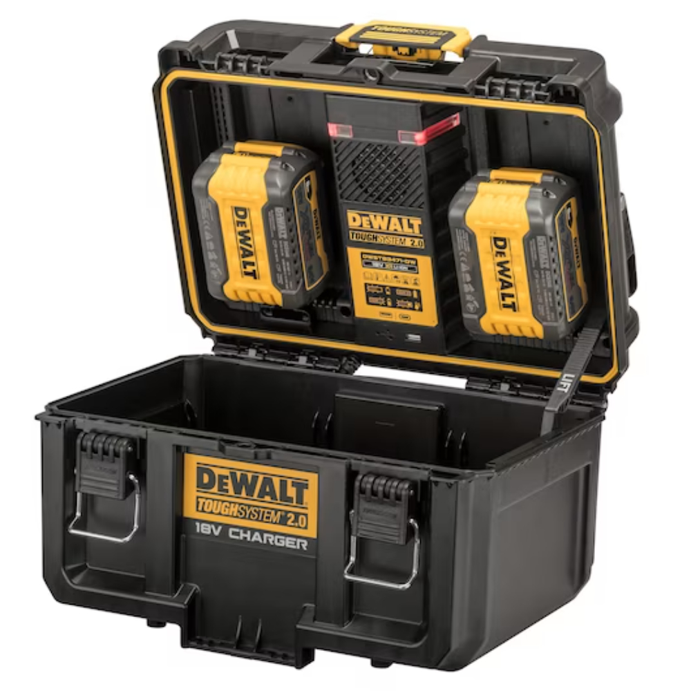 DeWalt TOUGHSYSTEM stackable charger and battery holder