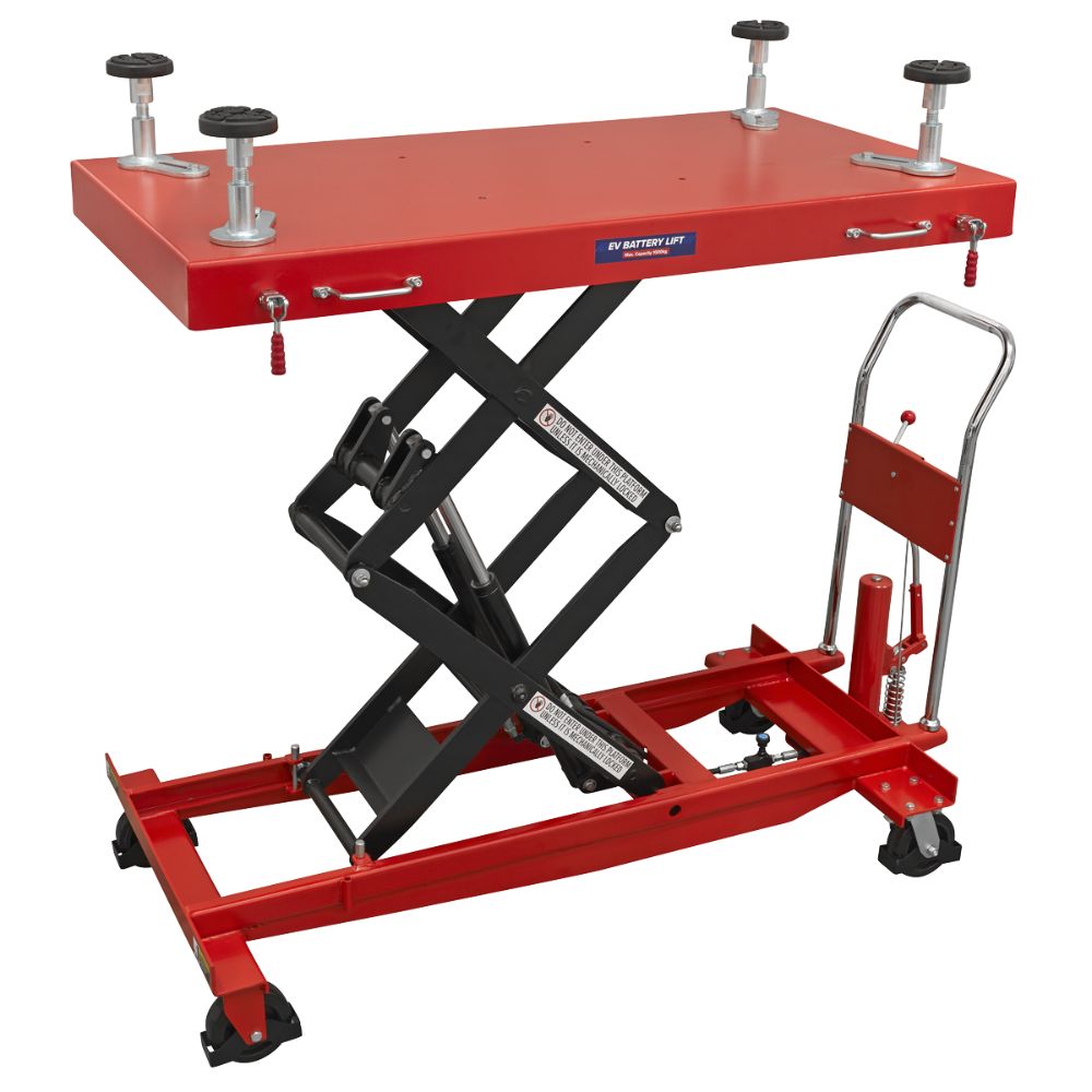 electric car battery scissor lift