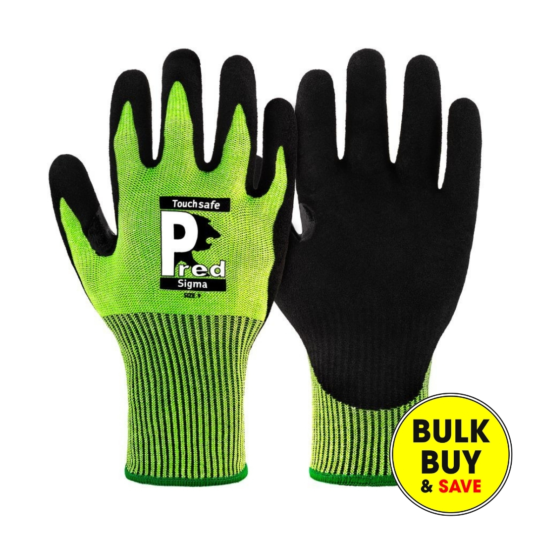 Predator by RON Coloursafe Sigma Work Gloves SN13DTQ Bulk Buy