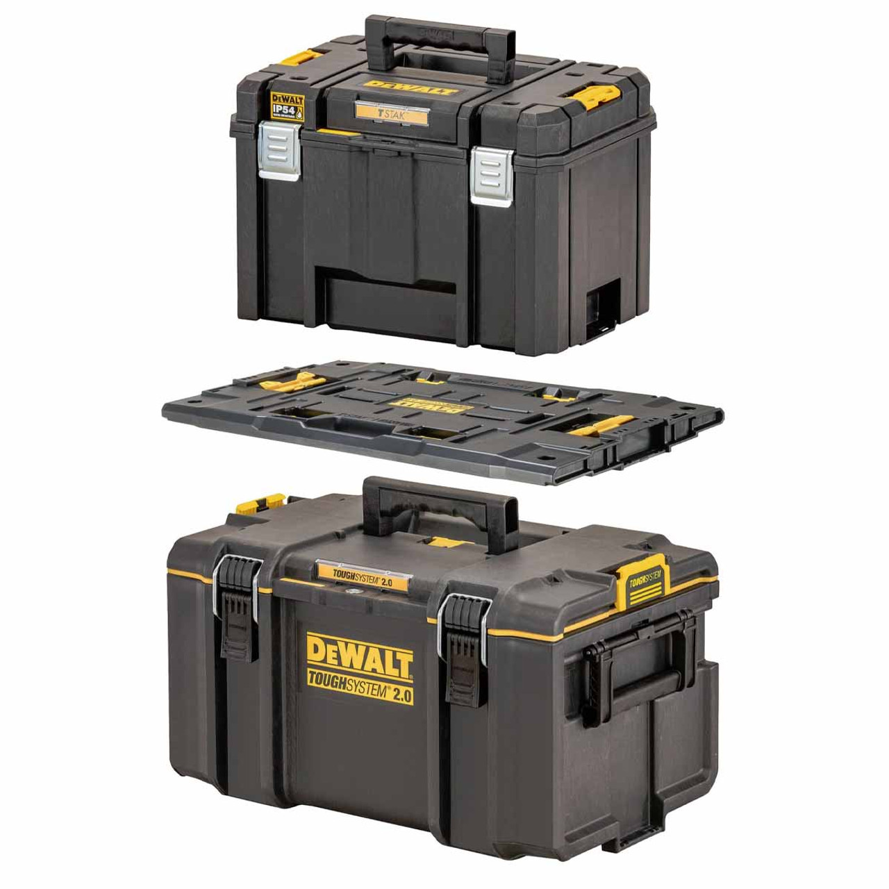 Connects TOUGHSYSTEM 2.0 products to DEWALT TSTAK™ modules