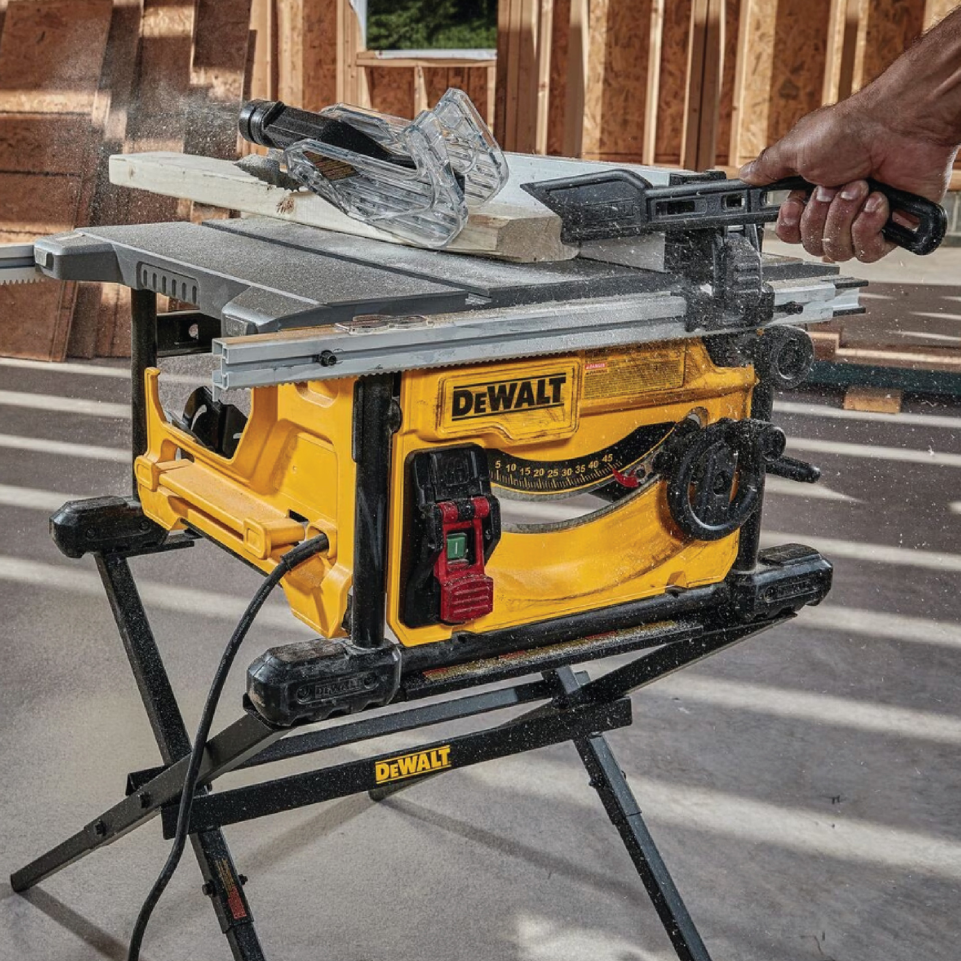 Yellow Table saw