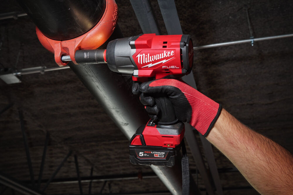 Milwaukee battery powered M18 Fuel High Torque Impact Wrench