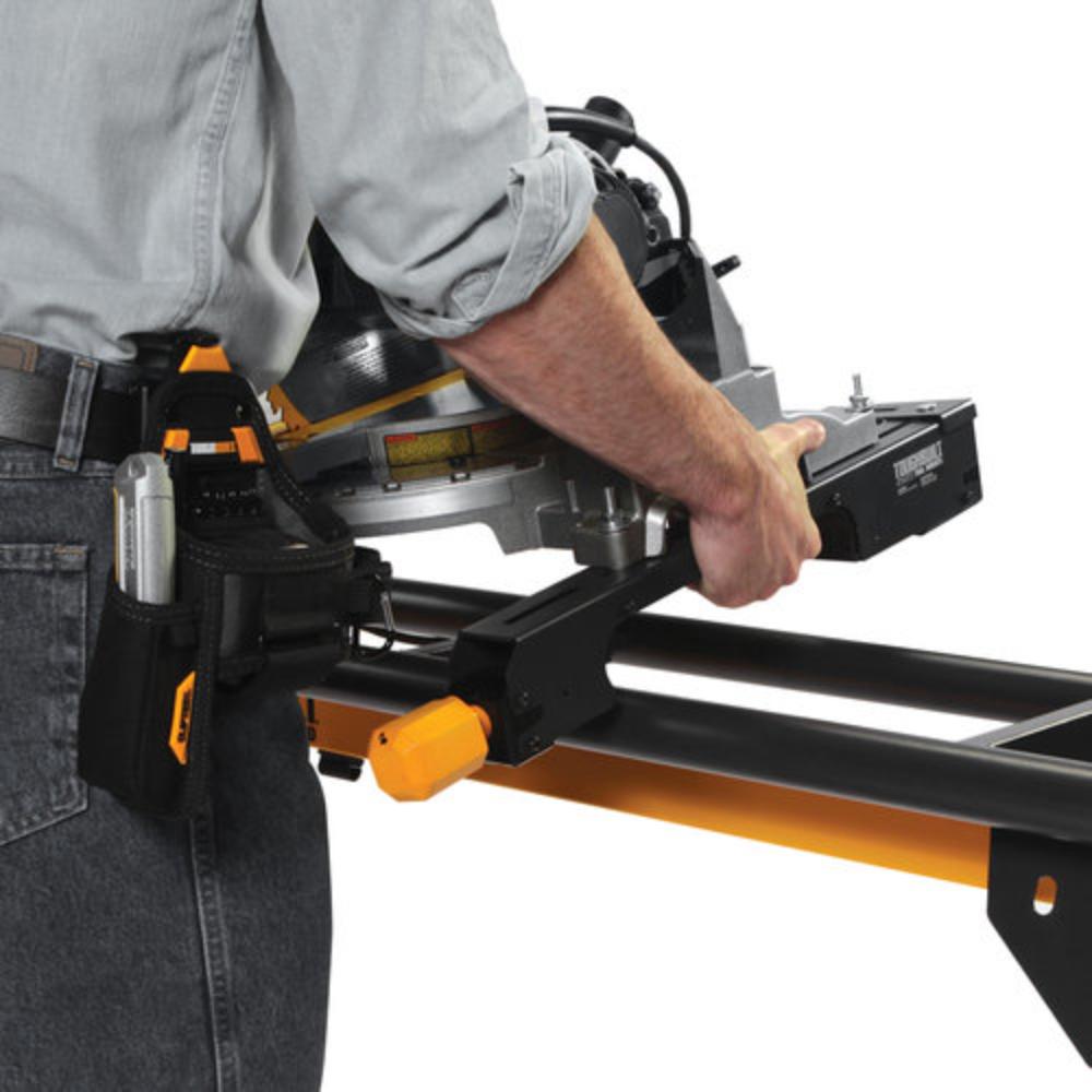 Saw stand suitable to a wide range of mitre saw brands
