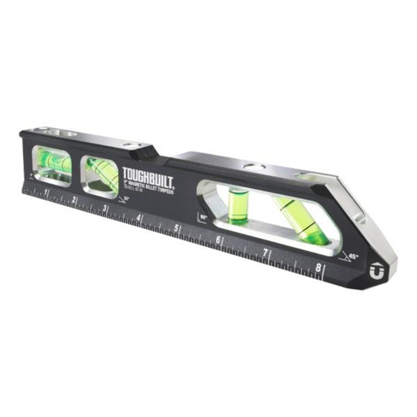 ToughBuilt TB-H2-L-M23T-M 23cm Magnetic Billet Torpedo Level