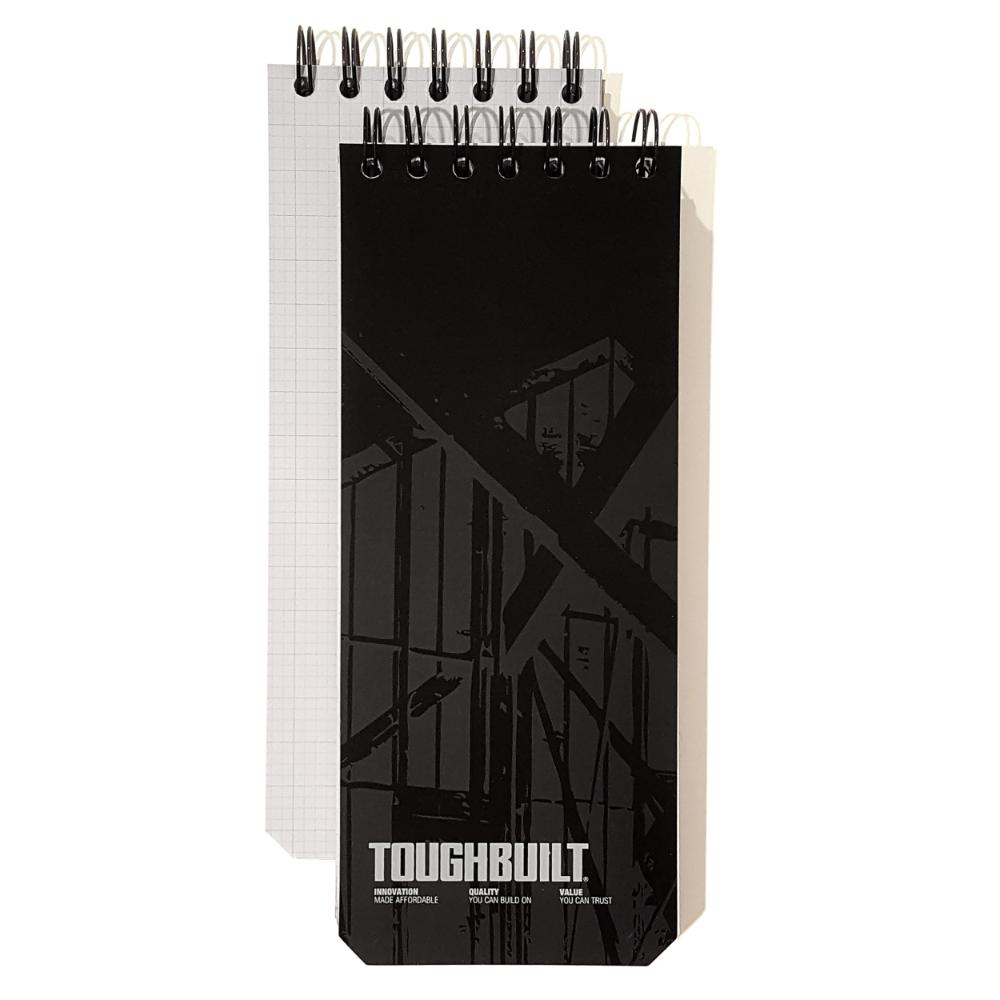 ToughBuilt TB-56-M-2 Medium Grid Notebook, 2 Pack