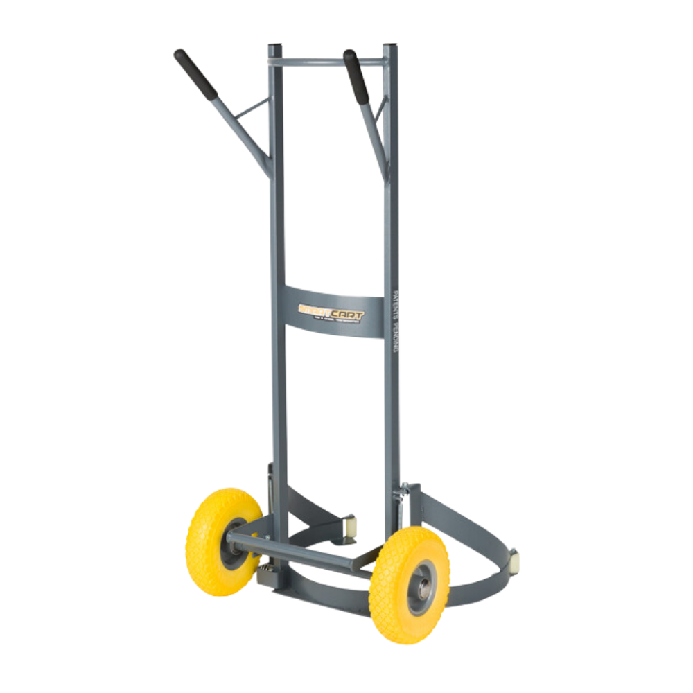 The Winntec Tyre Dolly has an automatic locking system