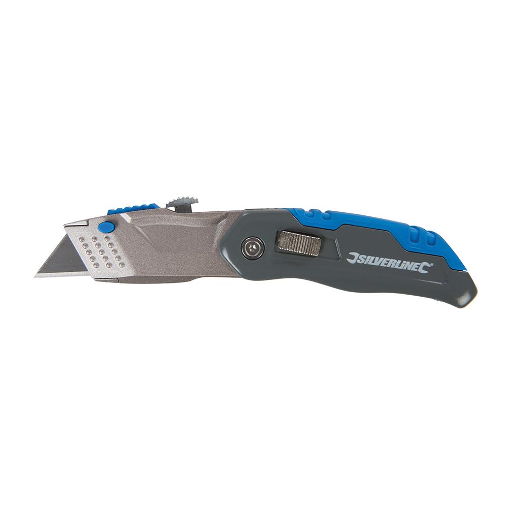 Silverline Folding utility Knife open