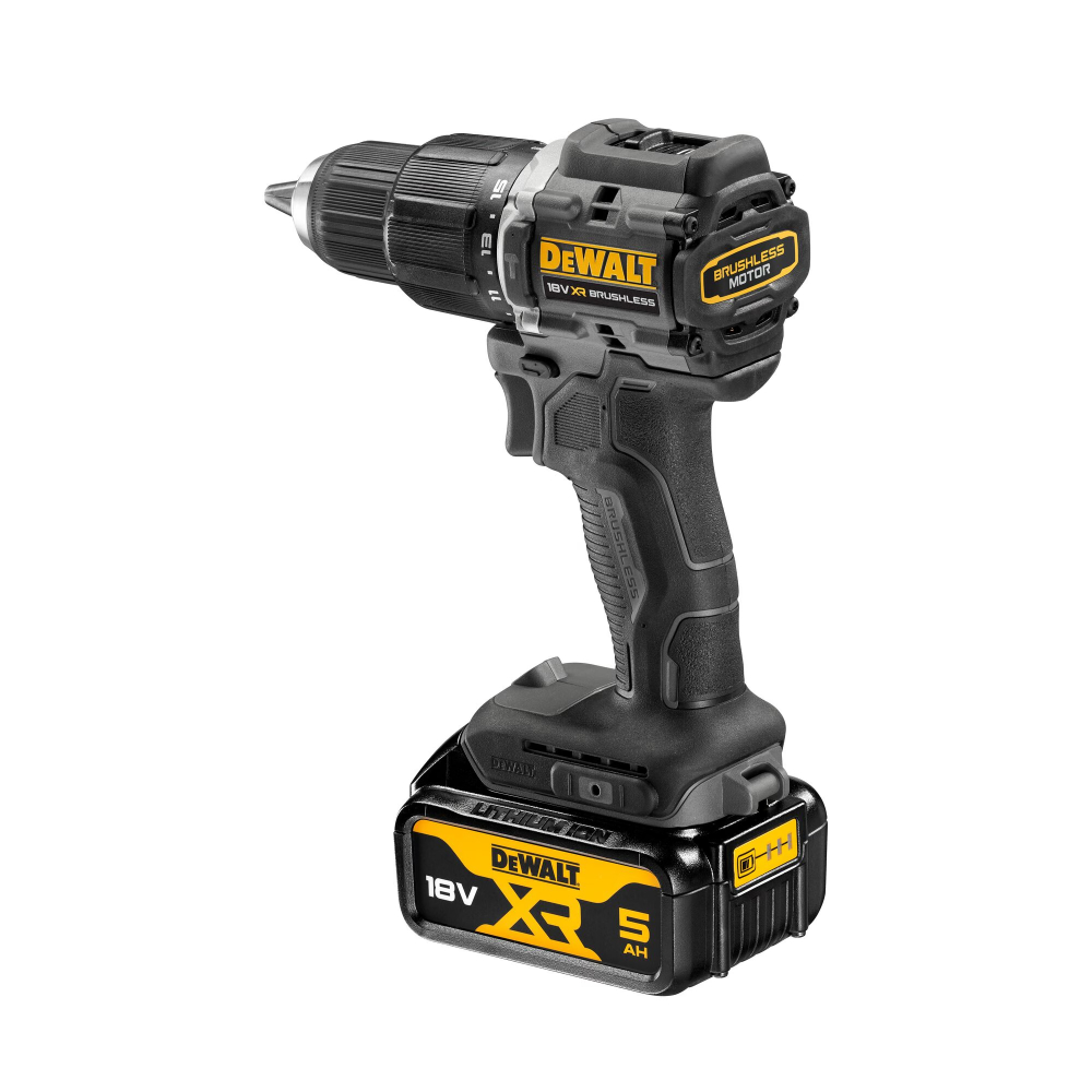 DeWalt DCD100P2T-GB 18v XR Brushless 100 Year Limited Edition combi drill