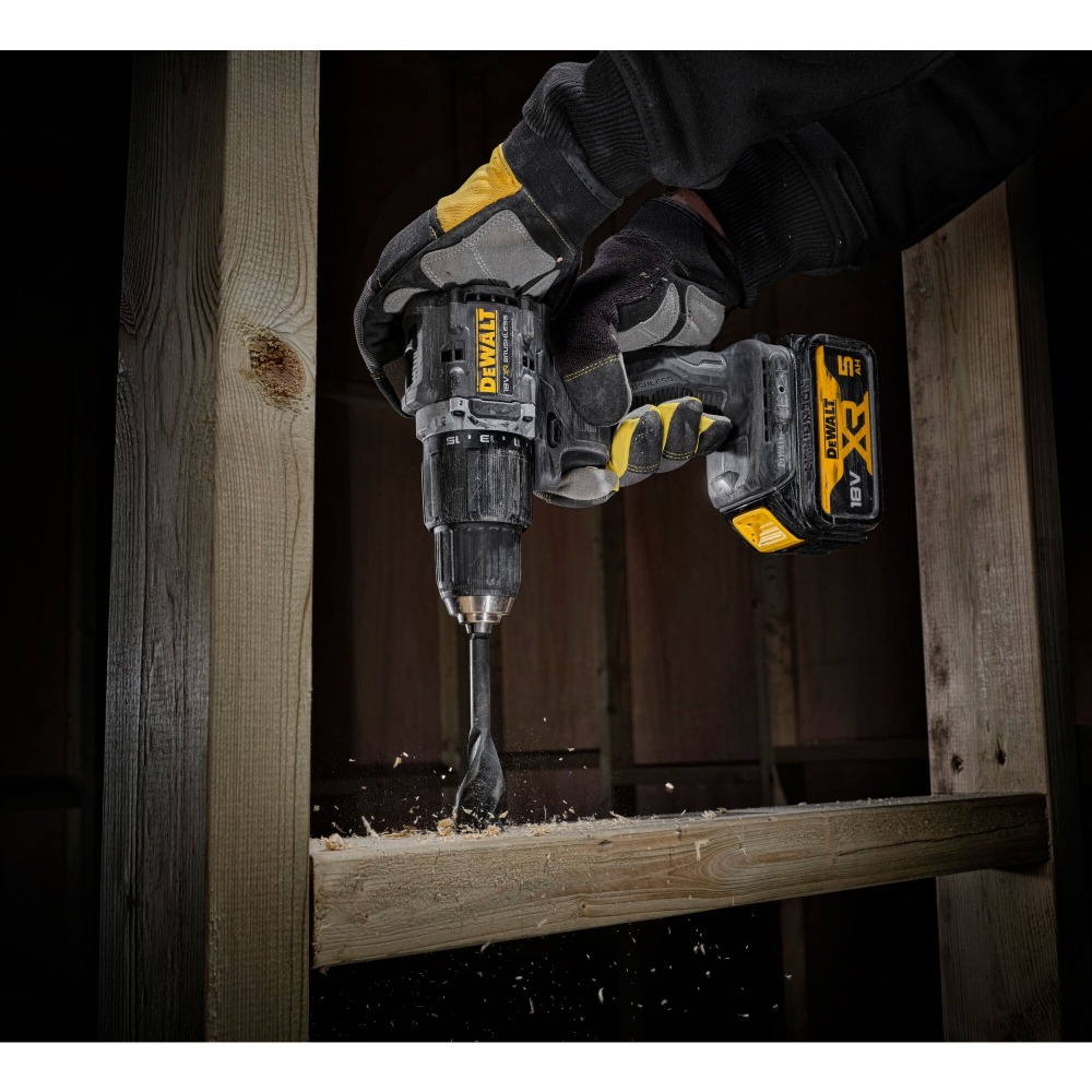 DeWalt DCD100P2T-GB 18v XR Brushless 100 Year Limited Edition percussion cordless drill