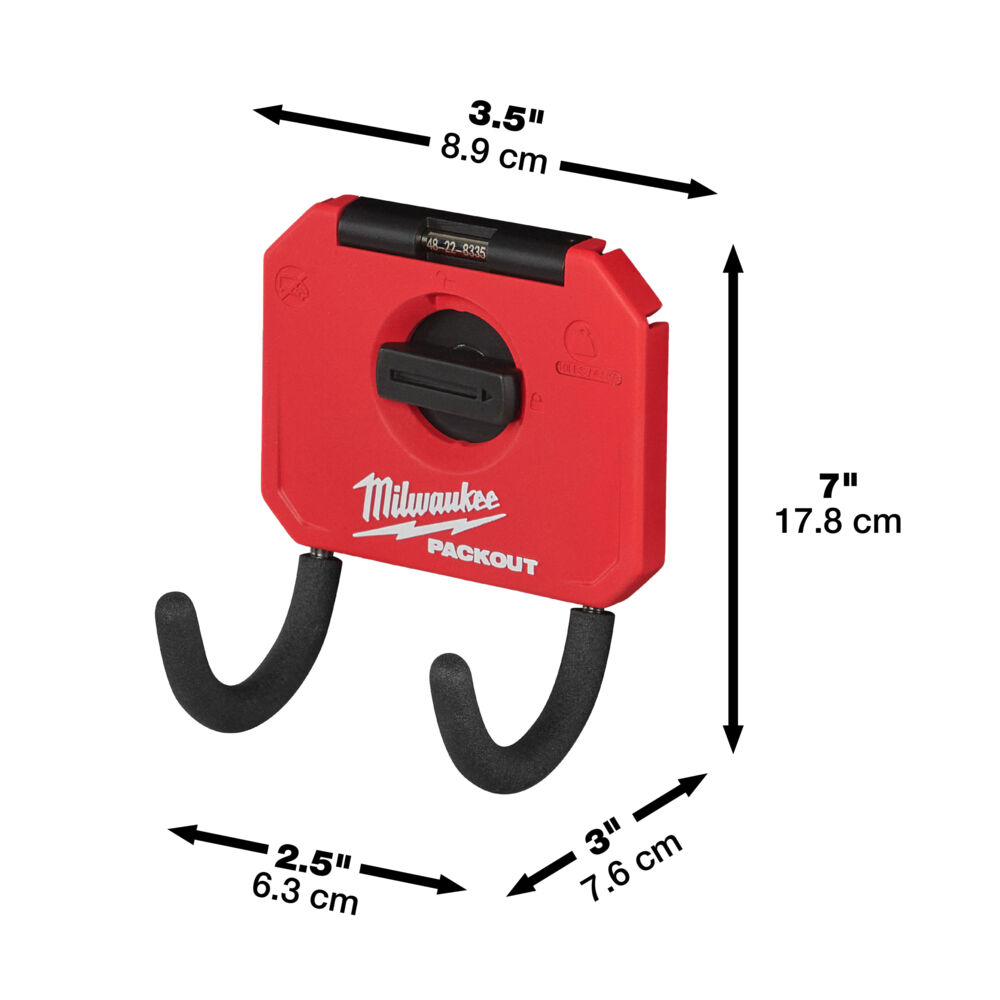 Milwaukee Packout Small Curved Utility Hook