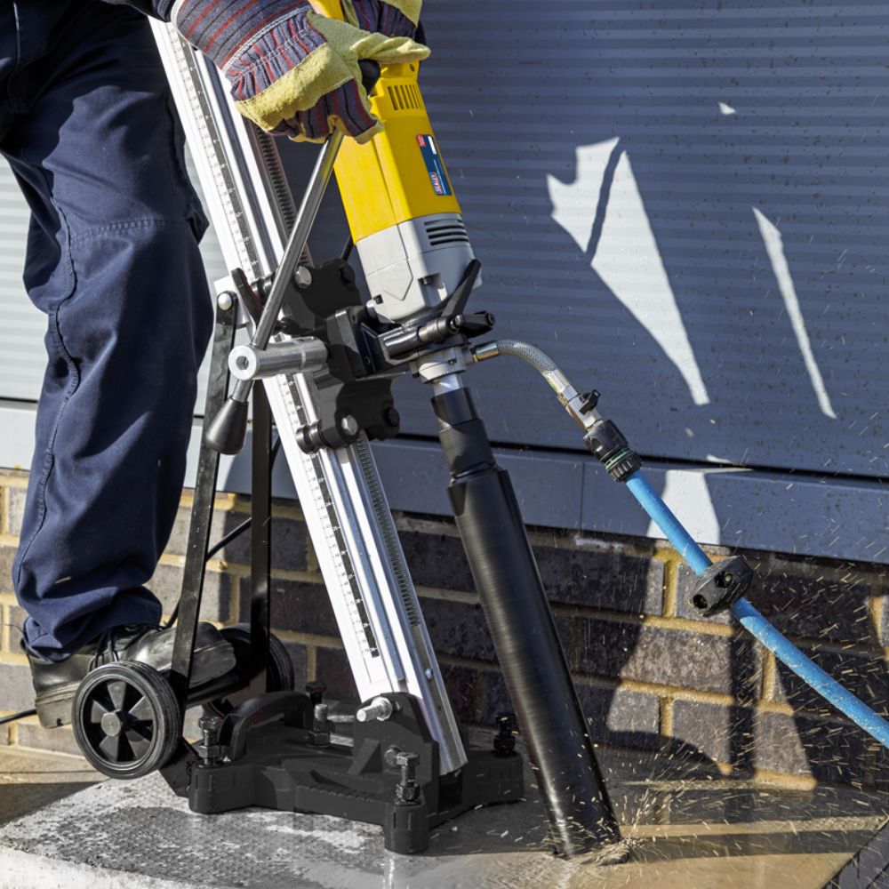 The Sealey Diamond Core Drill is a reliable and durable tool, perfect for professionals in the construction and masonry industries.