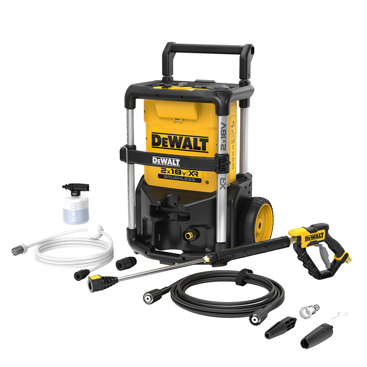 DeWalt DCMPW1600N-XJ Twin 18v Cordless Brushless Pressure Washer