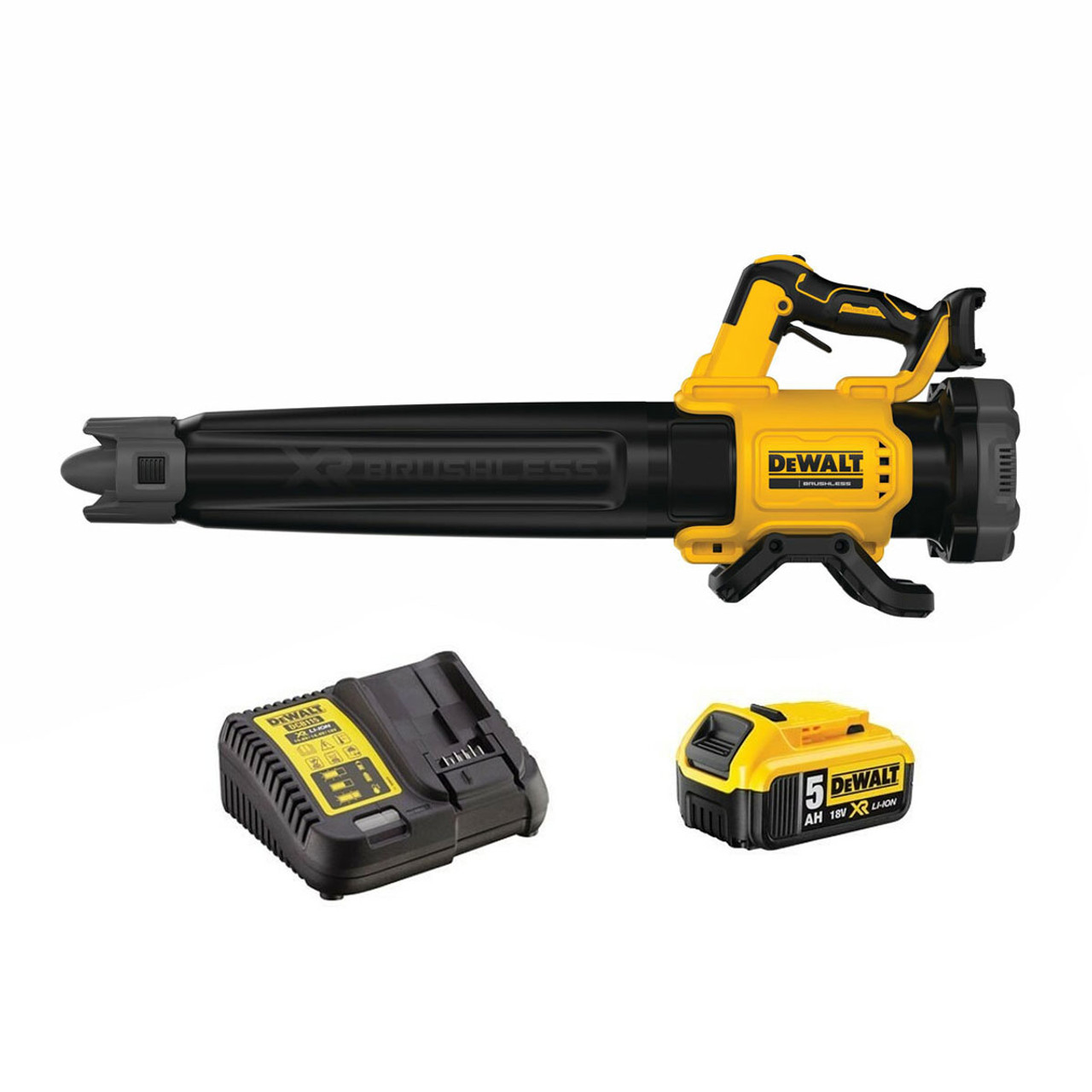 DeWalt DCMBL562P1-GB 18v XR Brushless Cordless Axial Leaf Blower Kit