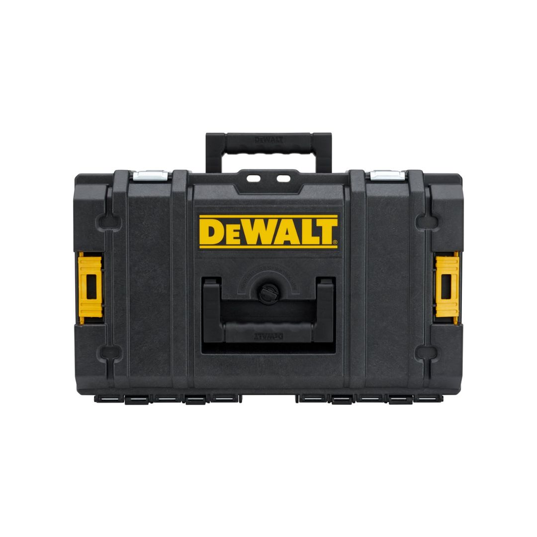 Heavy-Duty Box: Featuring a robust construction, the DeWalt ToughSystem DS150 is perfect for managing and transporting your tools safely.