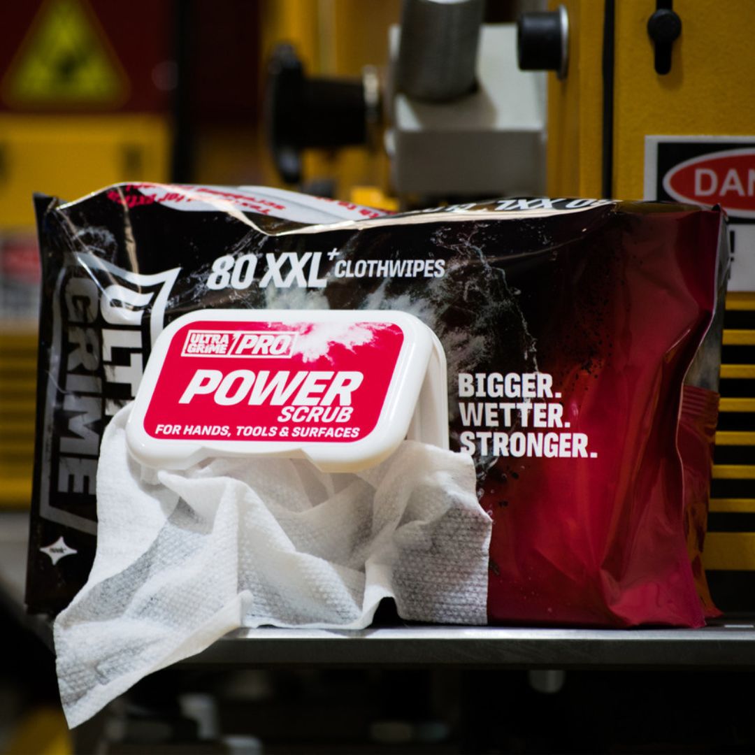 Ultra Grime workshop  Power Scrub Cloth Wipes
