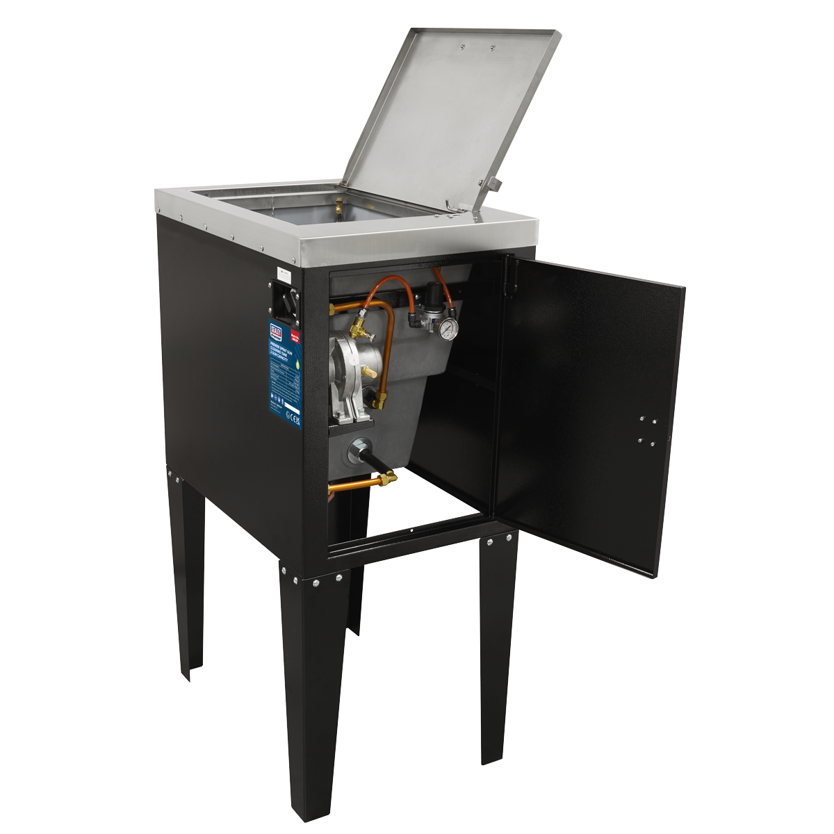 Sealey Premier Spray Gun Cleaning Tank 2 Gun Capacity SM23P