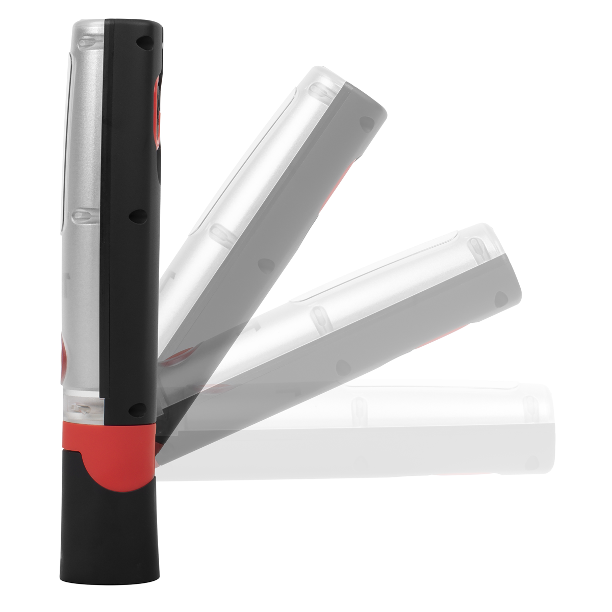 Smooth 90° flex with additional 360° twist function enables the light source to be positioned in any direction.