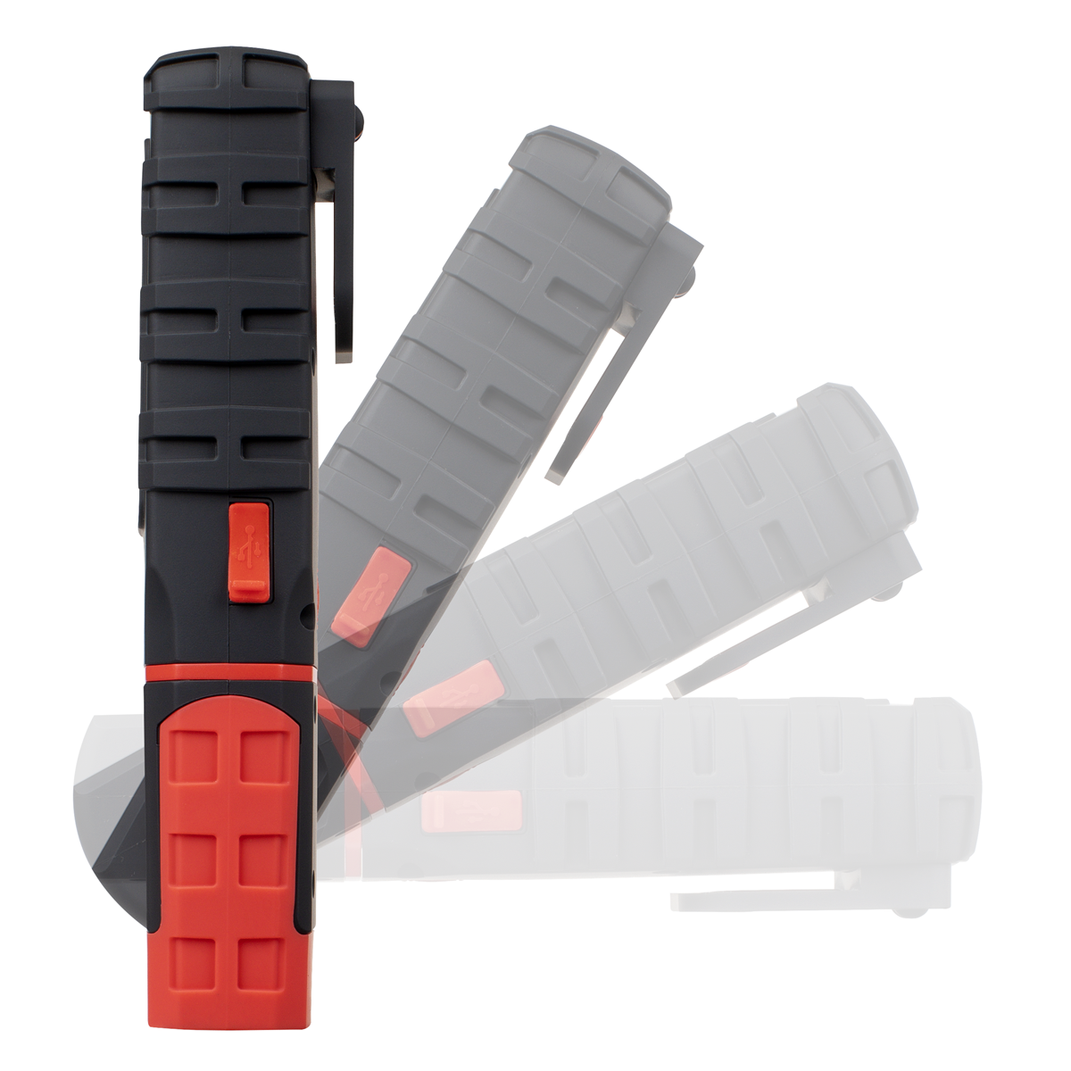 TWIST & TILT - Light body twists 360° and light arm tilts 180° to provide light at any angle.