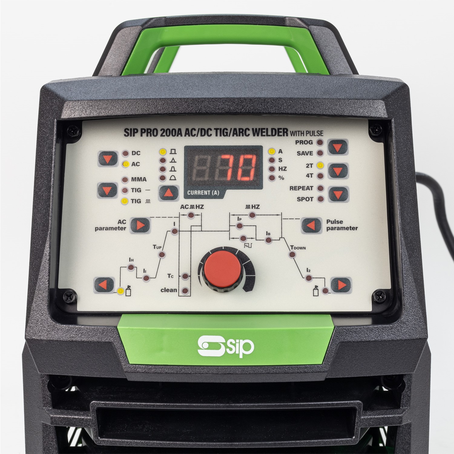 4 AC waveforms for superior welding control with different material types
Suitable for aluminium, stainless steel, mild steels, brass and copper