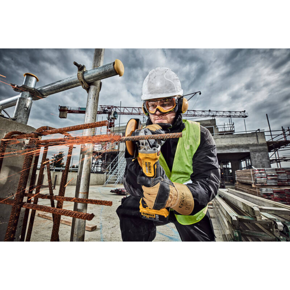 DeWalt DCG413N 18V XR battery powered compact Angle Grinder