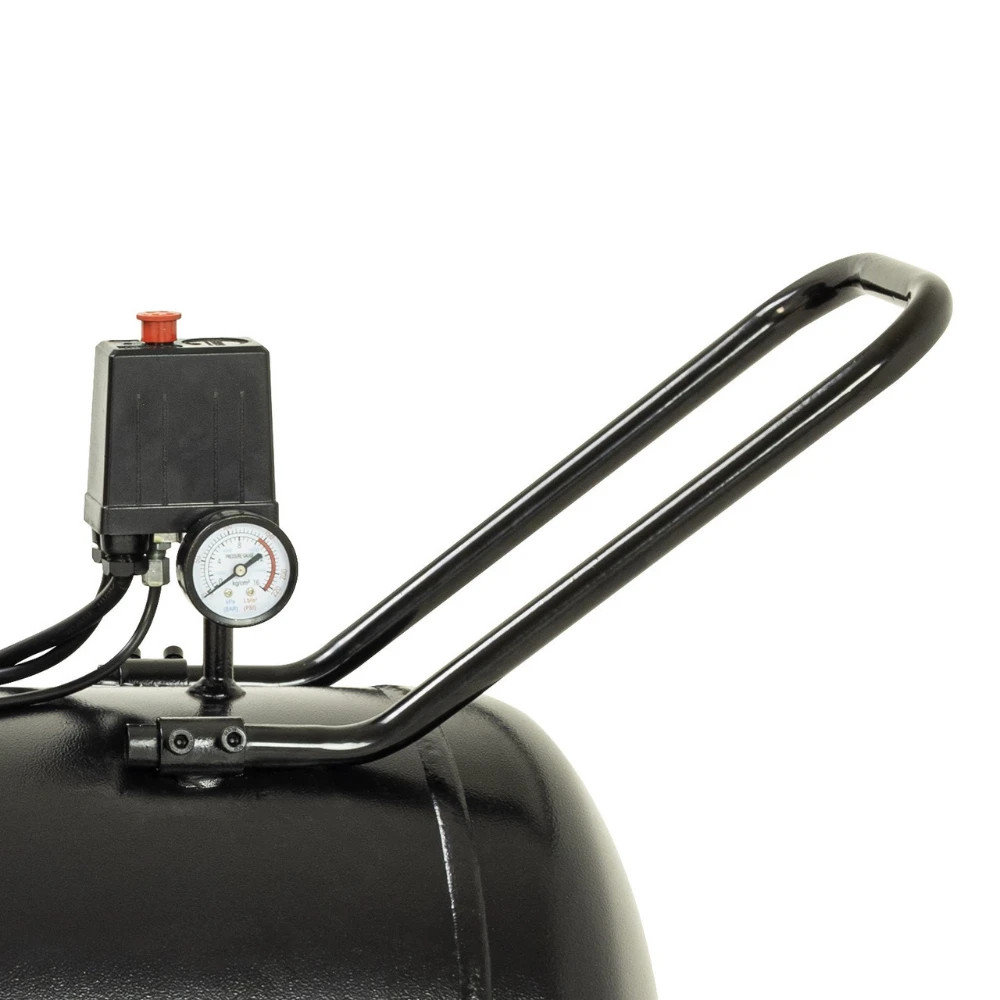 200ltr receiver maintains consistent air supply of up to 10bar pressure
Fixed and adjustable quick release air connectors for greater versatility