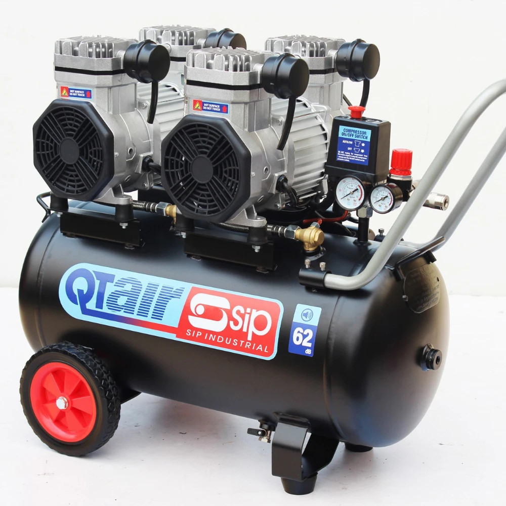 SIP QT AIR DD 3hp 50ltr Ultra Low Noise Oil-Free Direct Drive Compressor 05493