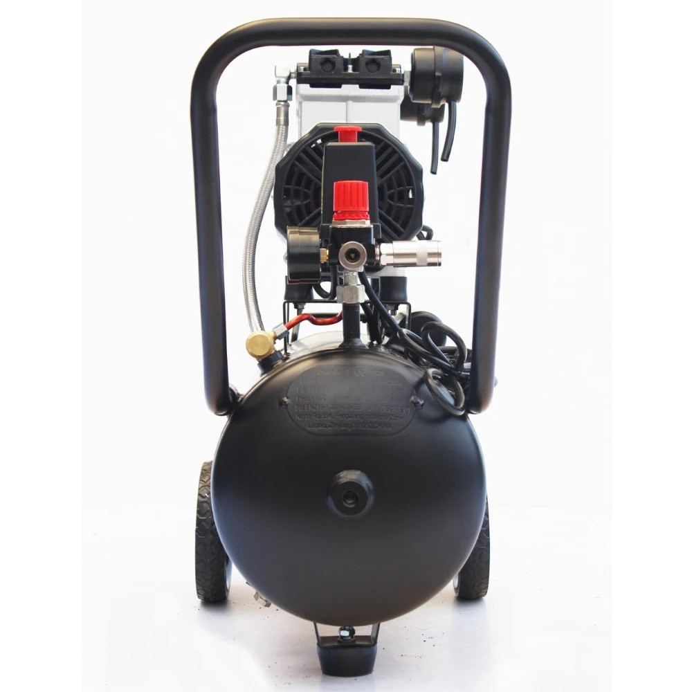 Latest generation 2-pole 2hp (1.5kW) motor for reliable performance
Oil-free for low maintenance use and cleaner air to tools and equipment