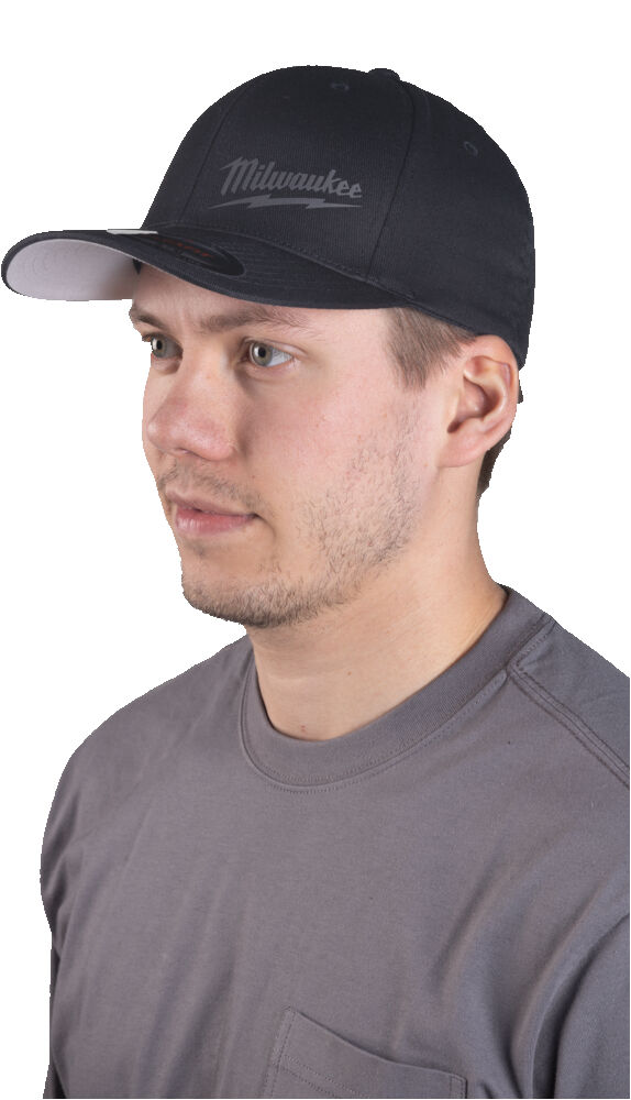 UPF 50 plus  Milwaukee Black Baseball Cap