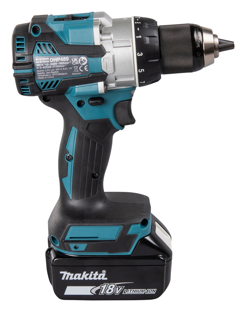 Makita DHP489 18v LXT battery powered Compact Combi Drill (Body Only)