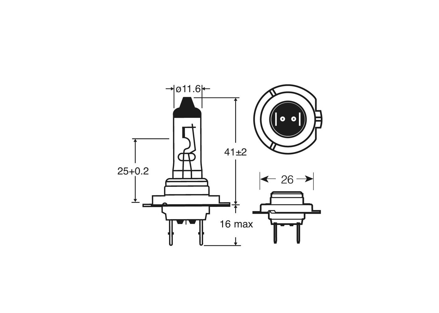 Ring Automotive R477 replacement car light bulb