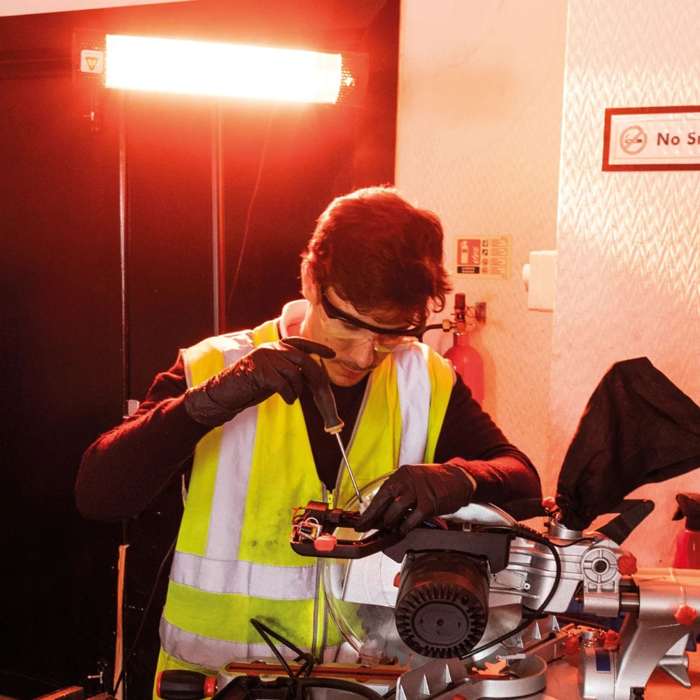 SIP efficient electric heater for use indoors or outdoors