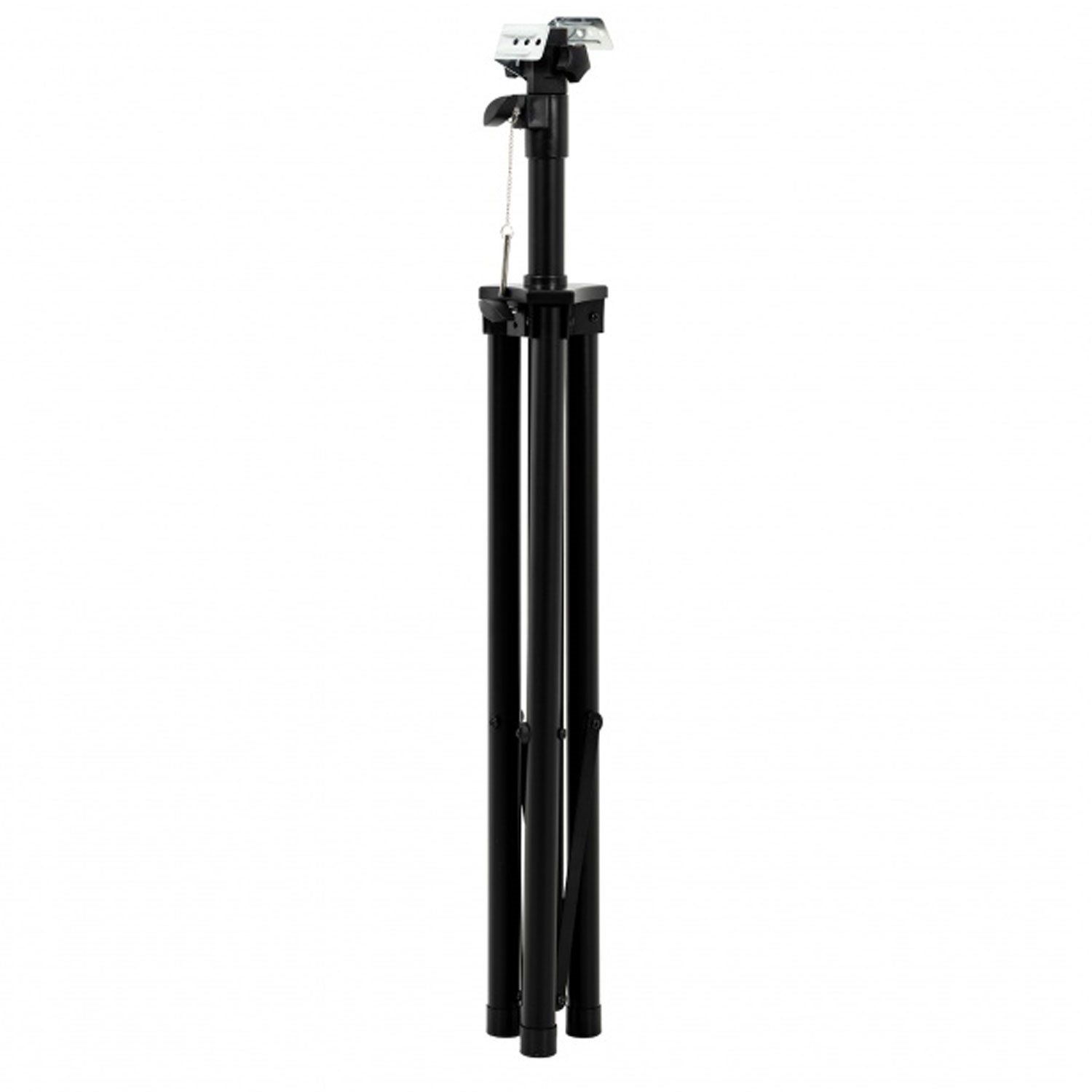 Tripod design with wide base provides stability and added safety