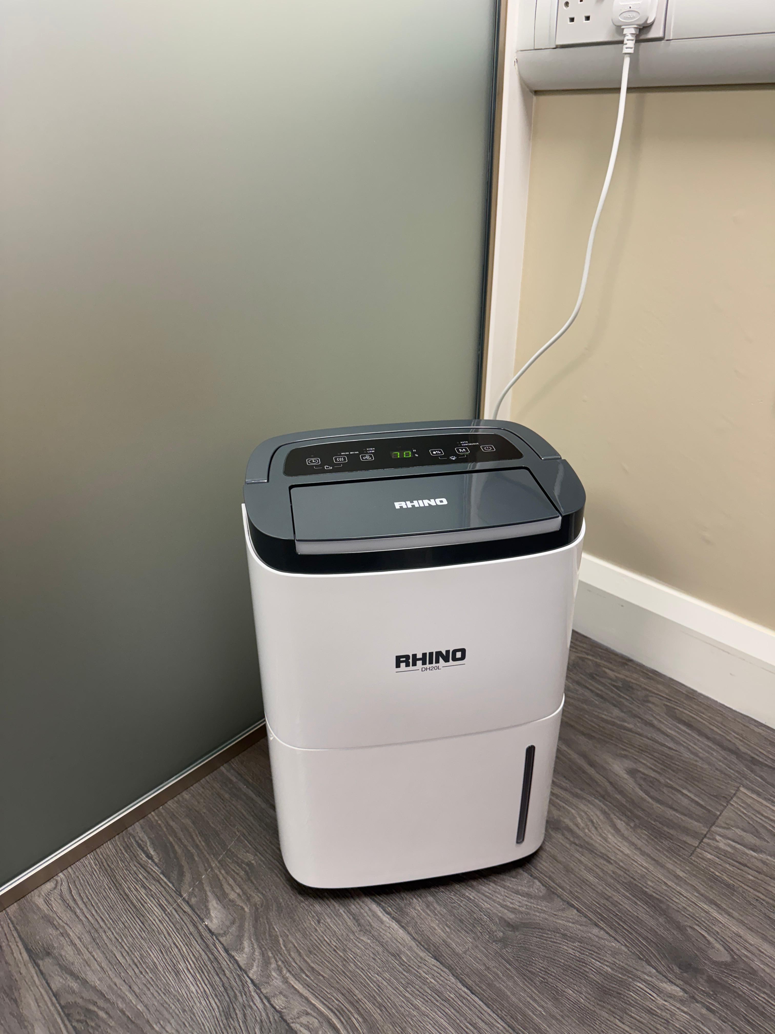 Rhino Portable 20L Office Dehumidifier 230v H03602