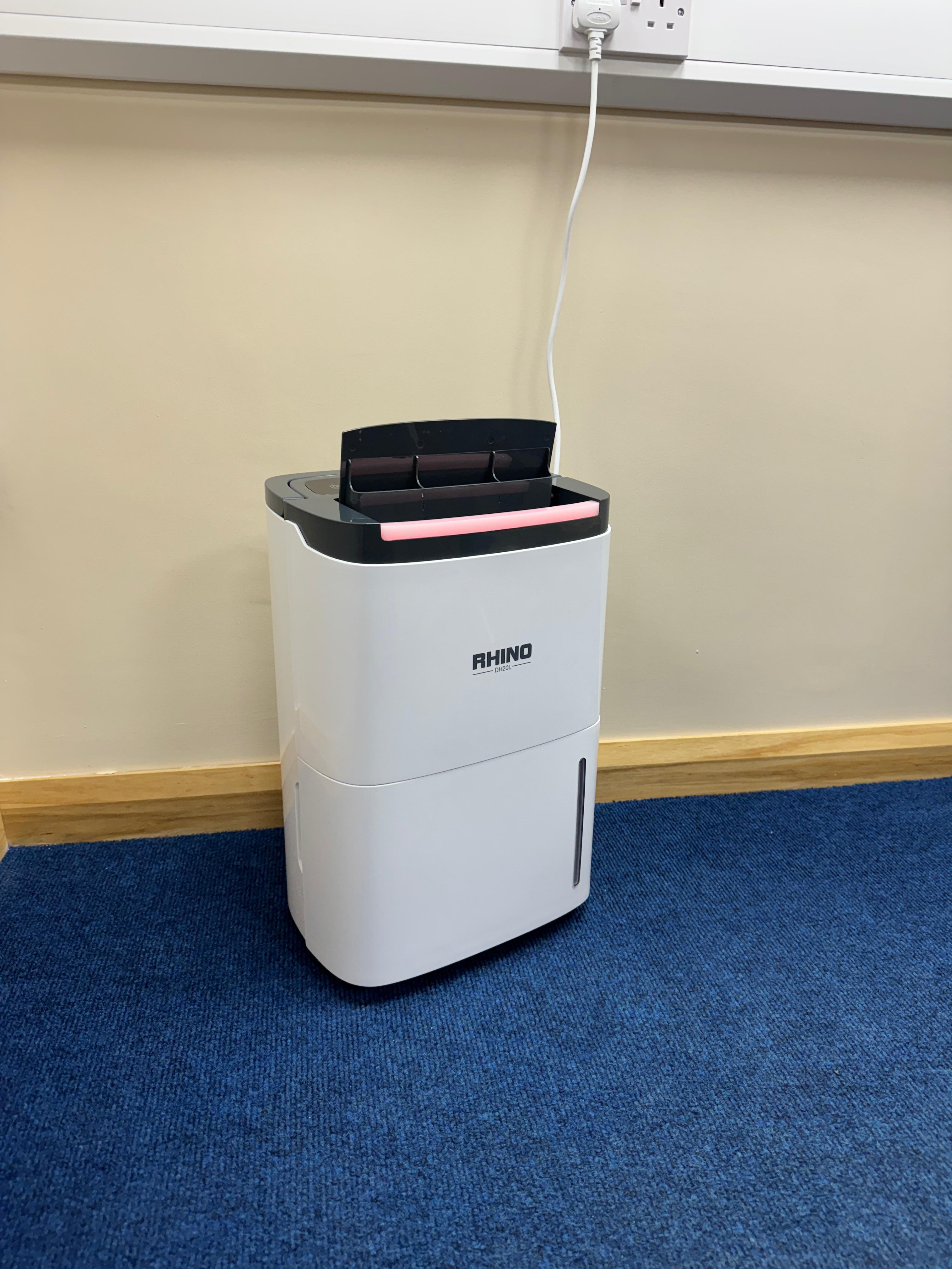 Rhino Portable 20L Home Dehumidifier 230v H03602