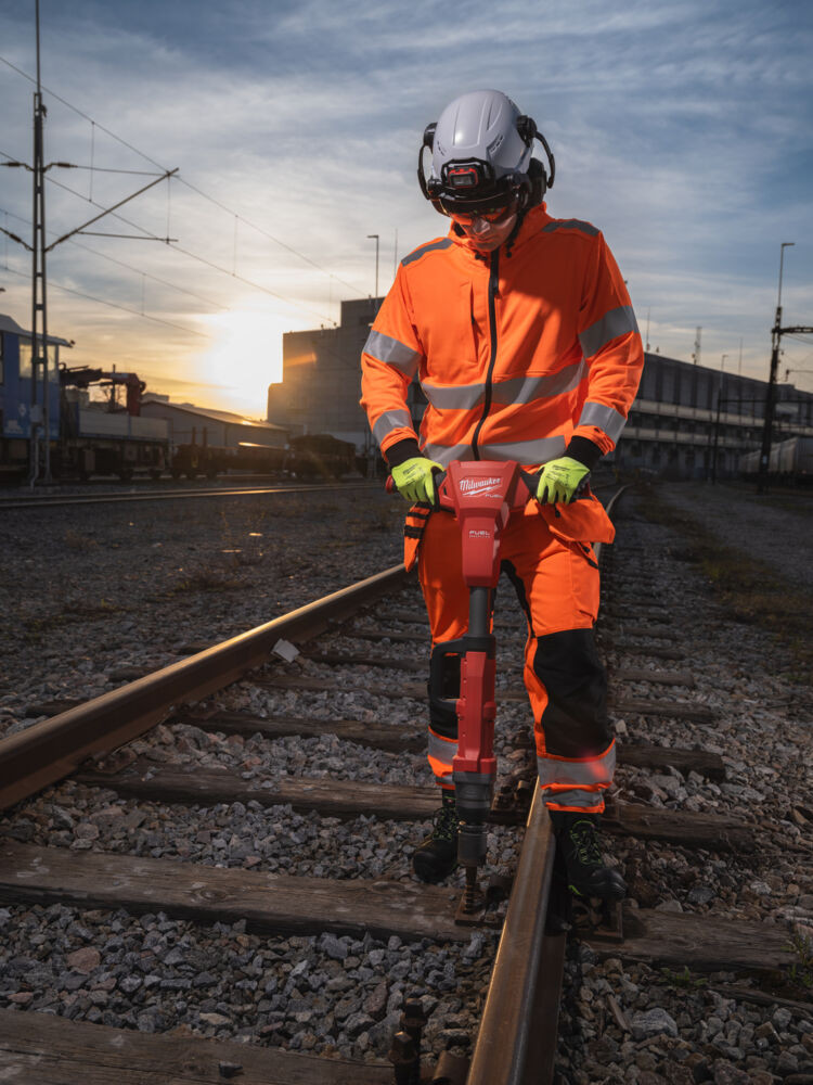Milwaukee M18 Fuel 1" Impact wrench for railway line bolts