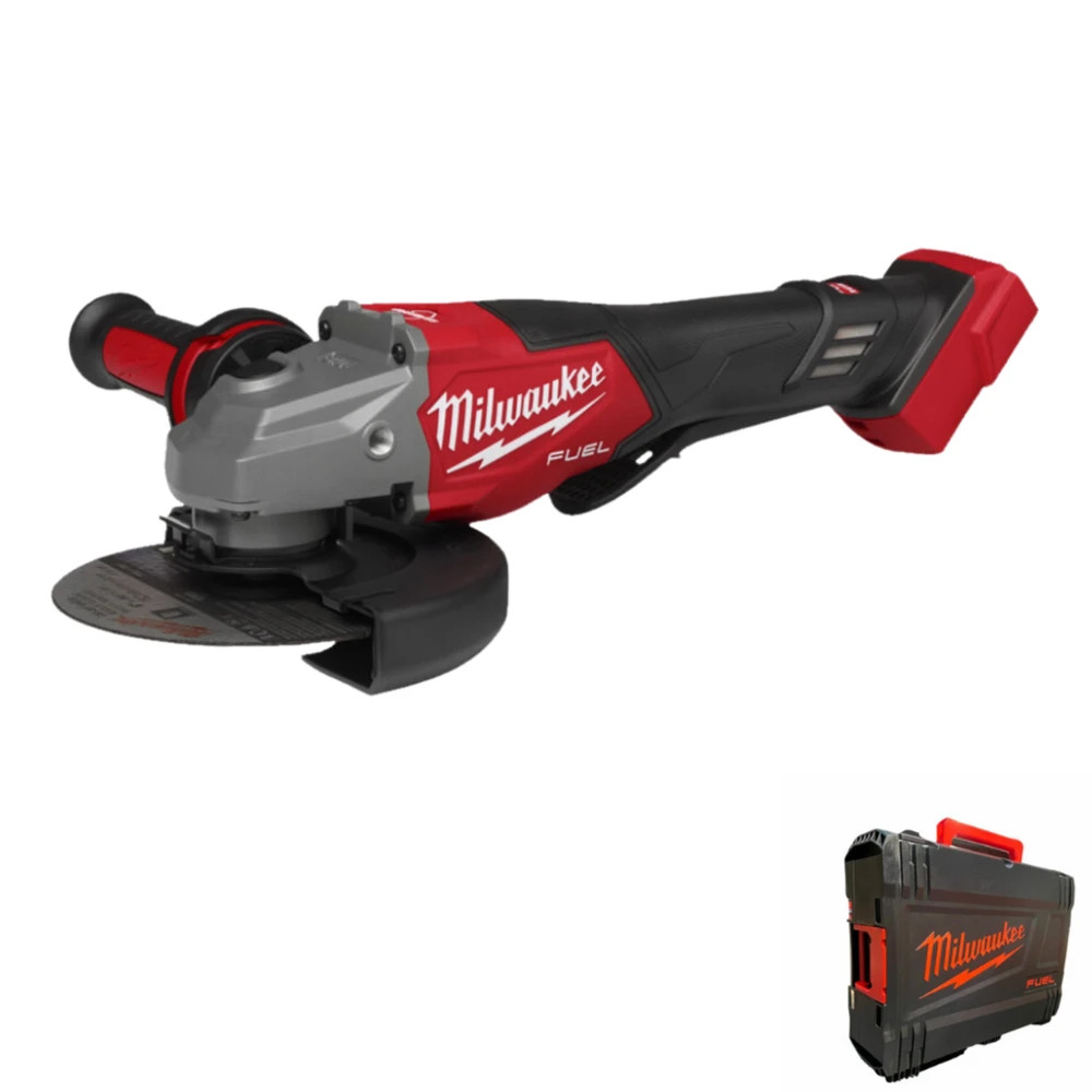 Milwaukee M18 Fuel 125 mm Braking Angle Grinder With Paddle Switch M18FHSAG125XPDB2-0X