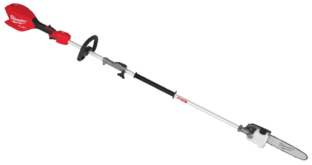 Milwaukee M18 Fuel Quik-Lok Power Head M18FOPH2-0 with chainsaw attachment