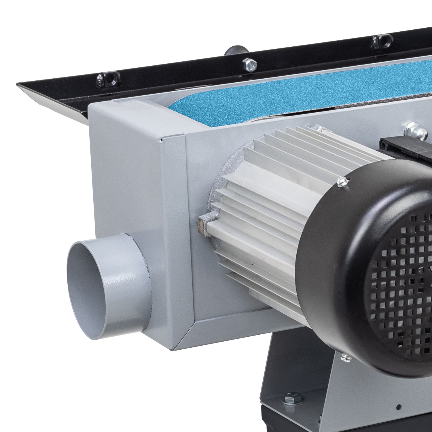 Precision Metal Finishing Tool – The adjustable tool support and belt tracker ensure accuracy when grinding, smoothing, and polishing metal surfaces.