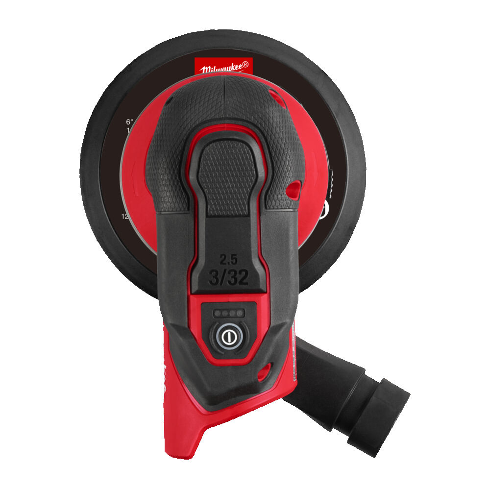 Milwaukee sander with 2.5mm orbital