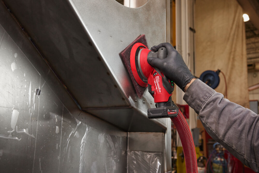 Milwaukee sander with 6,400 to 24,000 sanding strokes per minute