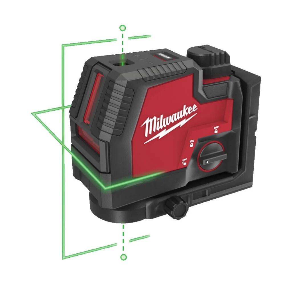 Milwaukee green cross rechargeable laser level