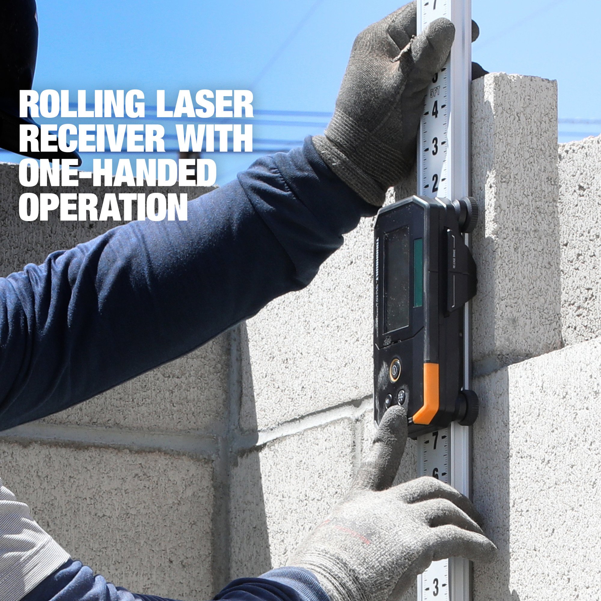 ToughBuilt TB-H2S4-LL-500-R1 500 ft Rotary Laser Level Kit