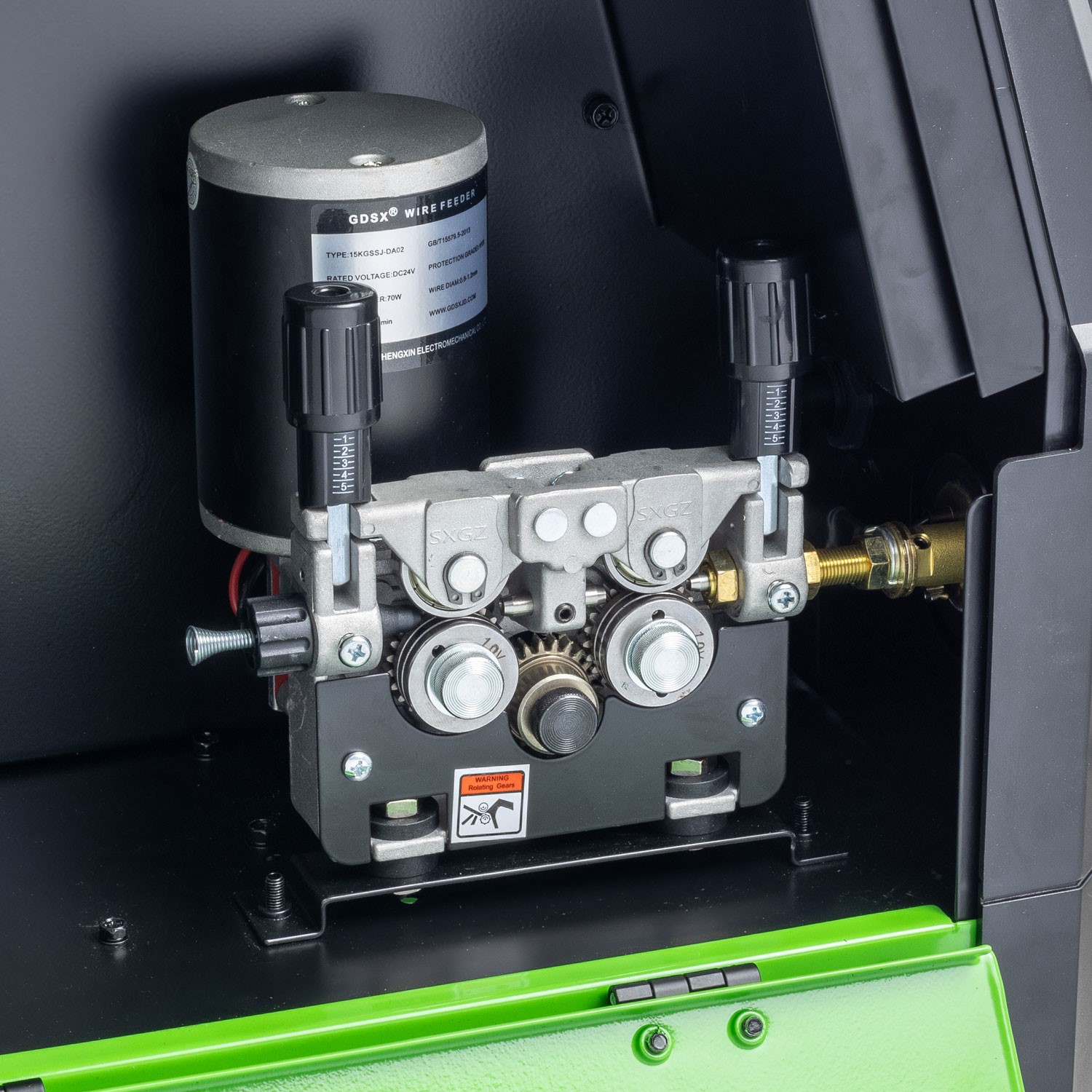 Multi-process MIG/ARC/TIG welder for greater welding flexibility at high duty cycles