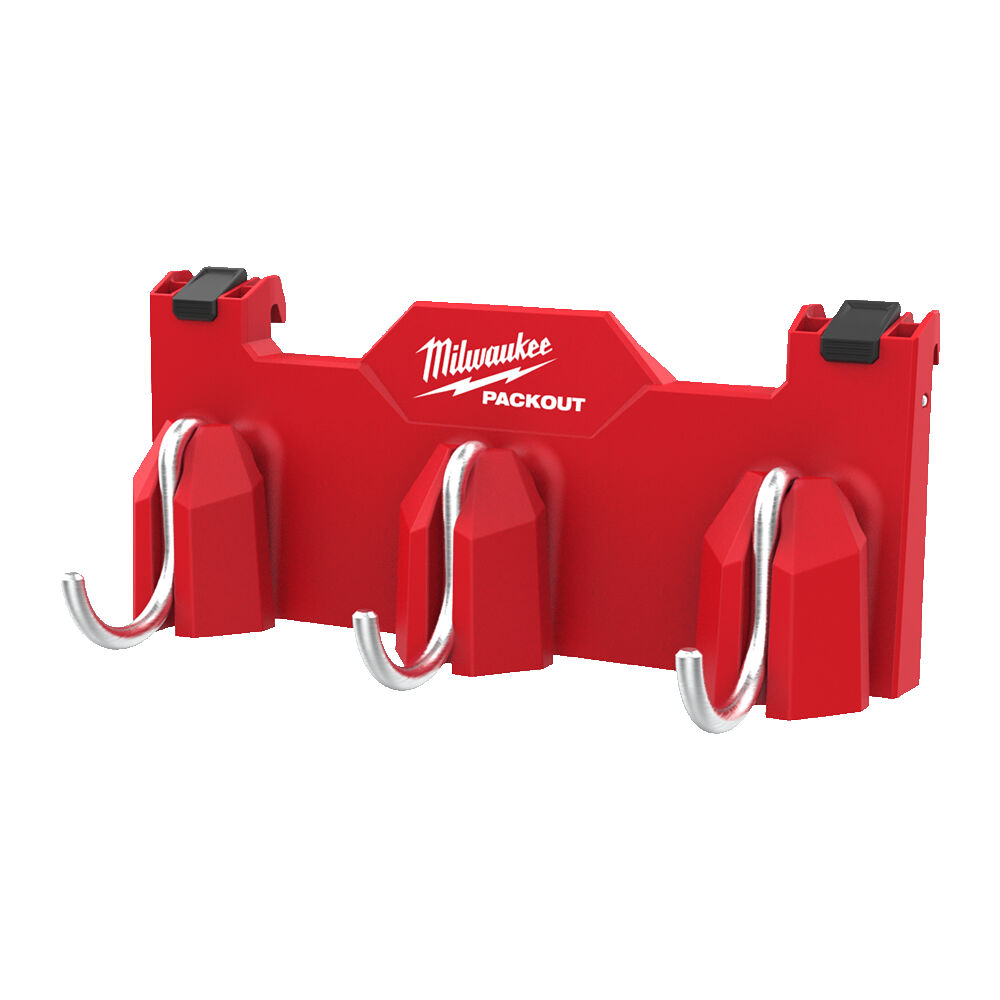 Milwaukee Packout Side Mount 3-Hook Rail 4932498650