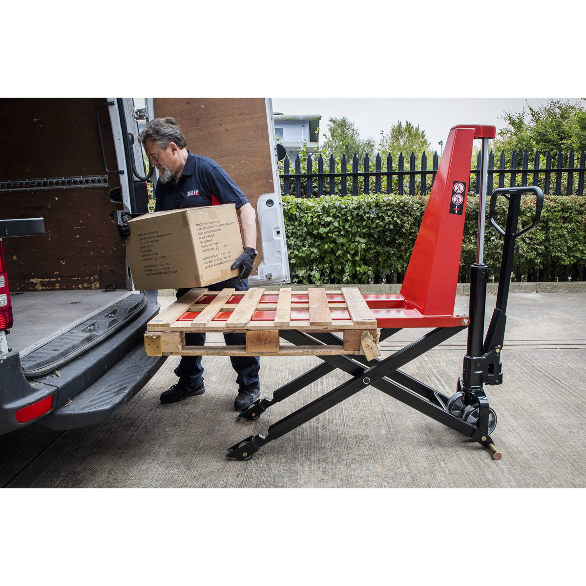 Sealey High Lift Pallet Truck 1170 x 540mm 1000kg Capacity PT1170H