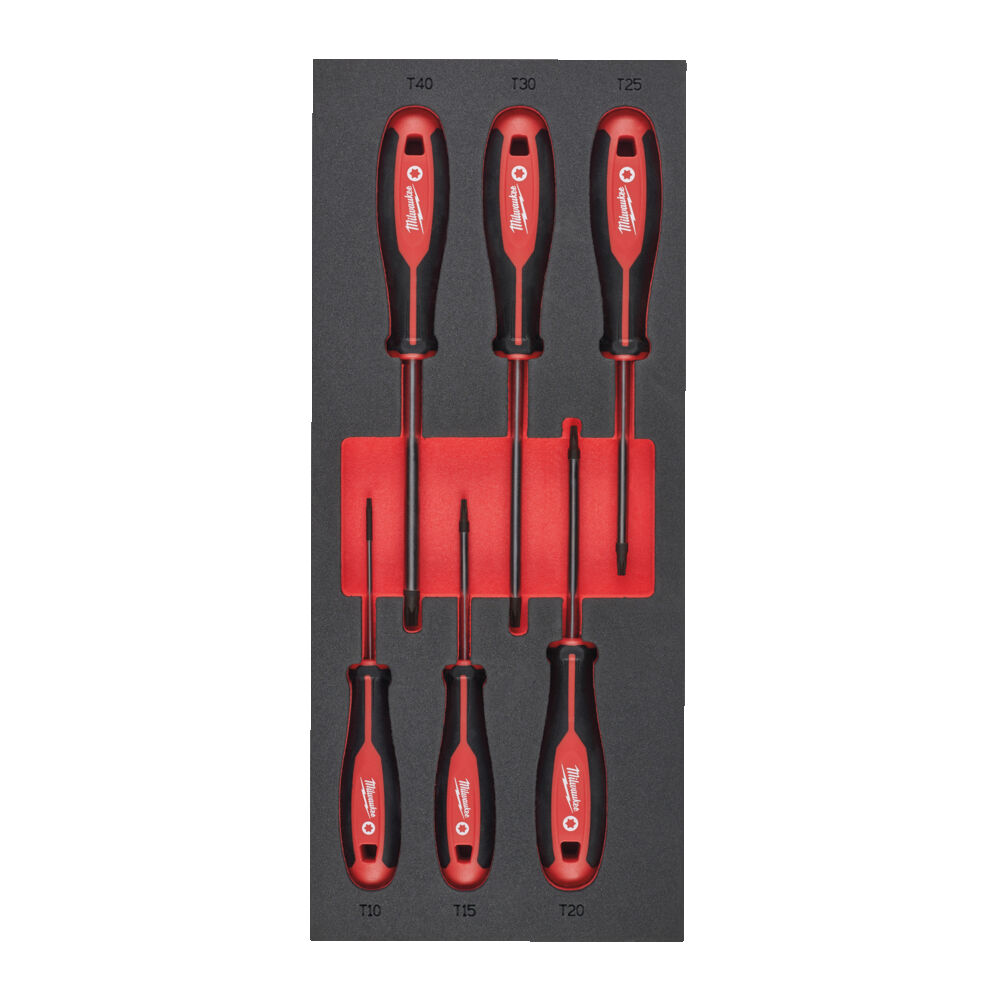 Milwaukee Tri-Lobe Screwdriver Foam Insert Set 4932492392