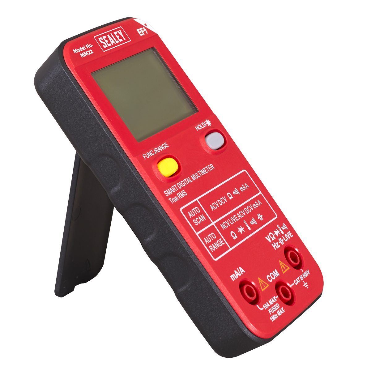 VERSATILE FEATURES - Includes temperature measurement capability, data-hold and auto-power-off function.